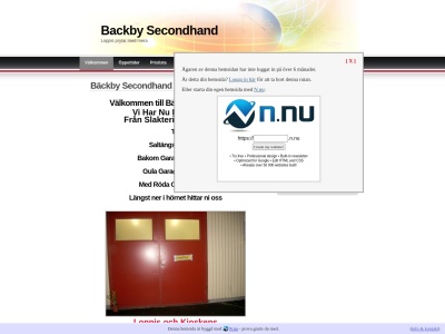 www.backbysecondhand.n.nu