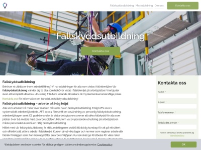 www.fallskyddsutbildning-sverige.se