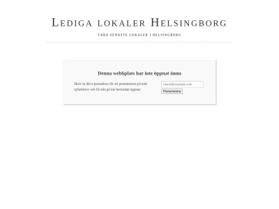 www.ledigalokalerihelsingborg.se