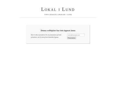www.lokalilund.se