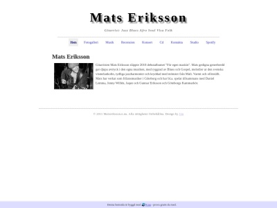 www.matseriksson.n.nu