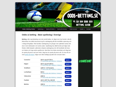 www.odds-betting.se