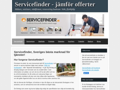 www.servicefinder.nu