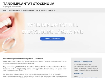 www.tandimplantatstockholm.biz