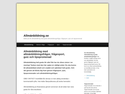 www.allmänbildning.se