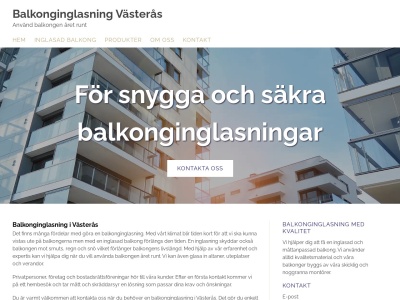 www.balkonginglasningvästerås.se