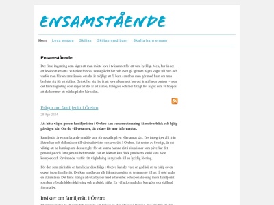 www.ensamstående.se