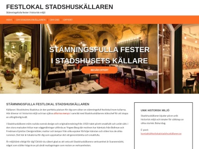 www.festlokalstadshuskällaren.se