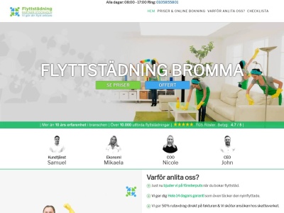www.flyttstädbromma.se