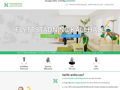 www.flyttstädkallhäll.se