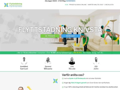 www.flyttstädknivsta.se