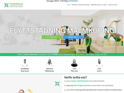 www.flyttstädmalmköping.se