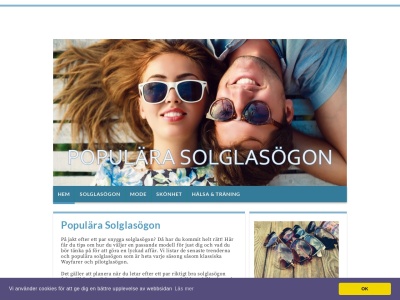 www.populärasolglasögon.se