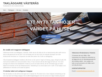 www.takläggarevästerås.biz