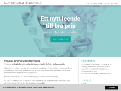 www.tandimplantatnorrköping.nu