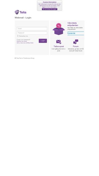 telia webmail login sverige telia webmail login sverige